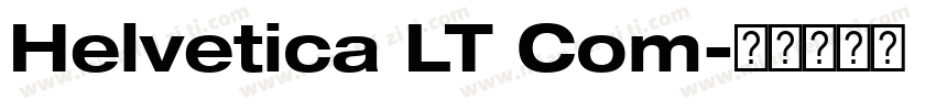 Helvetica LT Com字体转换